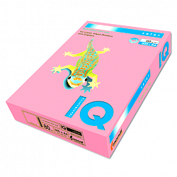 Бумага цветная "IQ COLOR NEOPI для оргтехники, цветная, А4, розово-неоновая, 80г/кв.м, 100л.  133719