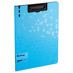 Папка-планшет с зажимом Berlingo "Neon" А4, пластик (полифом), 1800мкм, ассорти неон