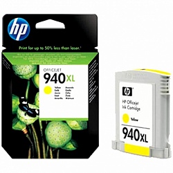 Картридж HP (№940XL) C4909AЕ, Officejet 8000/8500 Yellow, оригинал