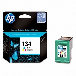 Картридж HP (№134) C9363HE, Tri-colour Inkjet Print Cartridge (14ml), оригинал 