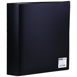 Папка с 80 вкладышами OfficeSpace А4, 30мм, 600мкм, пластик, черная