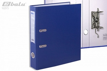 Папка с арочным механизмом OfficeSpace, А4, 50мм, бумвинил, с карманом, синяя, AFbv50-4-727
