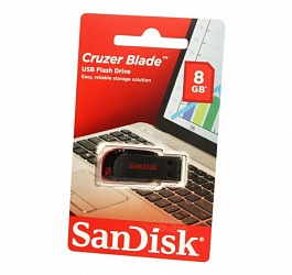 Флеш накопитель 8Gb Sandisk Cruzer Blade USB 2.0 Flash Drive