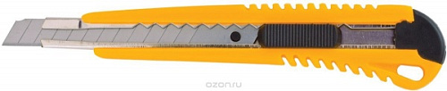 Нож канцелярский 9 мм арт. 230916, Brauberg 