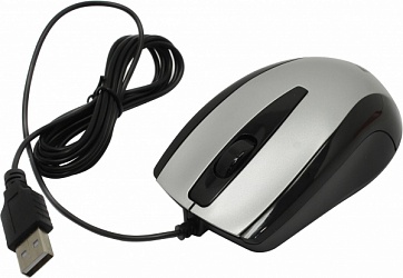 Мышь Defender Optimum MM-140 оптическая 800dp/USB/каб1,5м/серебро  проводная