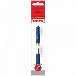 Ручка гелевая MP gel,автомат. синяя, 0,5 мм резиновый грип, Арт. CGm_500521