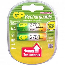 Аккумулятор GP AA (HR06), 2700mAh, GP270AAHC-2DECRC4