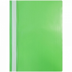 Папка-скоросшиватель пластик. OfficeSpace, А4, 160мкм, зеленая с прозр. верхом Fms16-3_716