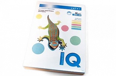 Бумага цветная "IQ  COLOR 133751/AB48 для оргтехники, цветная, А4, светло-синяя, 80г/кв.м, 100л. 