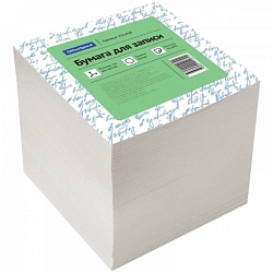 Блок бумаги для записей 90*90*90 мм, белый,   OfficeSpace, арт 251458