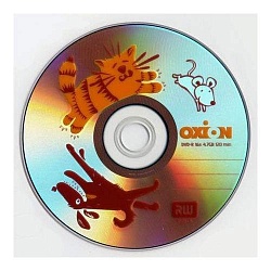 Диск DVD-R Oxion 4.7Gb, (1упаковка/100штук) "Кошки-мышки"