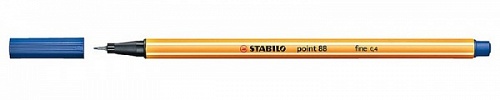 Ручка капилярная  STABILO, Point 88, 0,4 мм,   СИНЯЯ Арт. 88/41