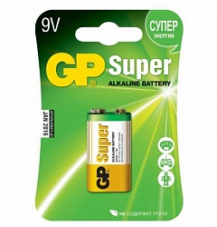 Батарейка Super Alkaline 6LF22 GP GPPVA9VAS032