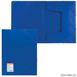 Папка на резинке А4 14385 STANDARD синяя 0,40мм Erich Krause