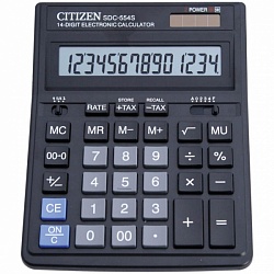 Калькулятор Citizen SDC-554S, 14 разрядный, 2-е пит., 153*199*31