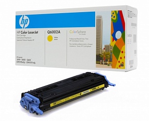 Картридж HP Q6002A, CLJ 1600/2600/05 Yellow, оригинал