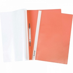 Папка-скоросшиватель пластиковая с  листом А4,180мкм, оранжевая,арт. ASp_04116 04216